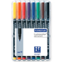 STAEDTLER ROTULADOR LUMOCOLOR 317 (M) 8-PACK 317WP8